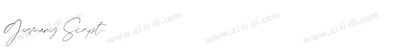 Germany Script字体转换